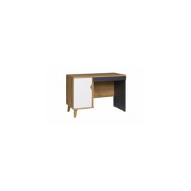 Gibmeble psací stůl MENOME  barevné varianty dub zlatý / bílá / grafit 