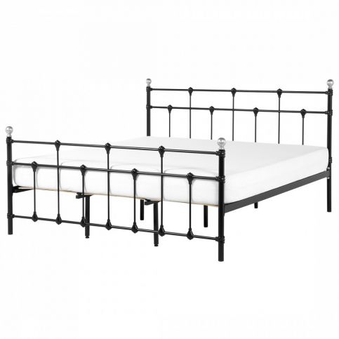 Černá kovová postel 180x200 cm - LYNX - Beliani.cz
