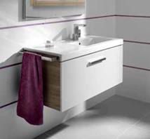 Koupelnová skříňka pod umyvadlo Roca Prisma 89x46x42,4 cm bílá A856877806 - Siko - koupelny - kuchyně
