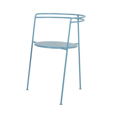 Modrá židle OK Design Point - Bonami.cz