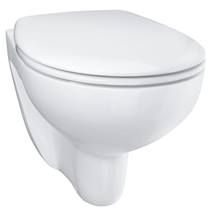 Wc s prkénkem softclose závěsné Grohe Bau Ceramic alpská bílá zadní odpad 39351000 - Siko - koupelny - kuchyně