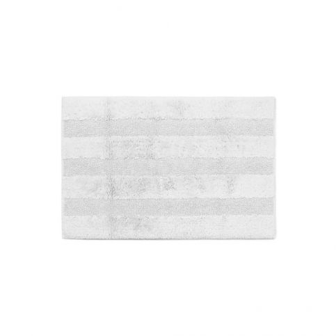 Bílá koupelnová předložka Jalouse Maison Tapis De Bain Blanc, 50 x 70 cm - Bonami.cz