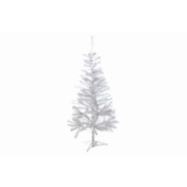 Nexos Umělý vánoční strom s třpytivým efektem - 120 cm, bílý