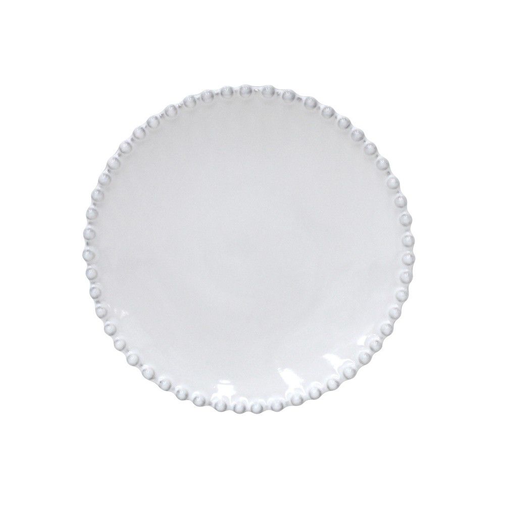 Bílý kameninový talíř na pečivo Costa Nova Pearl, ⌀ 17 cm - Bonami.cz