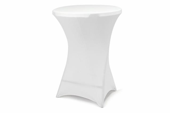 Garthen Potah pro vysoký stůl - elastický, bílá 80 x 80 x 110 cm - Kokiskashop.cz