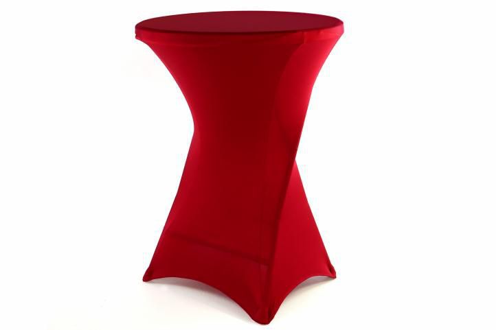 Garthen Potah pro vysoký stůl - elastický, vínově červený 80 x 80 x 110 cm - Favi.cz