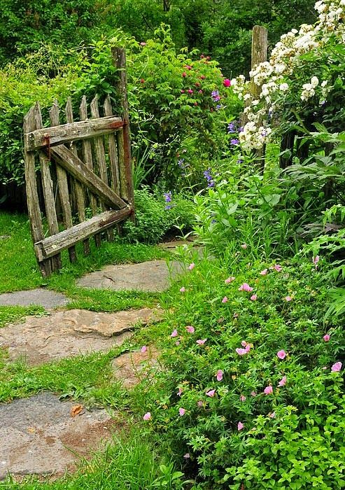Romanticka zahradní vrátka - 