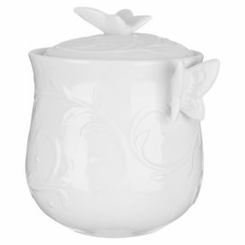 Bílá dóza z porcelánu Premier Housewares, 400 ml