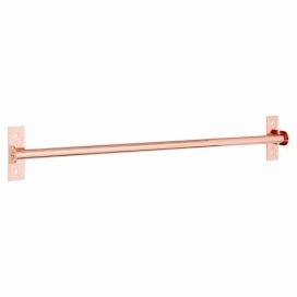 Železná nástěnná tyč v barvě růžového zlata Premier Housewares Sorello