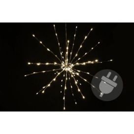 Nexos Vánoční LED osvětlení - meteorický déšť - teplá bílá, 120 LED
