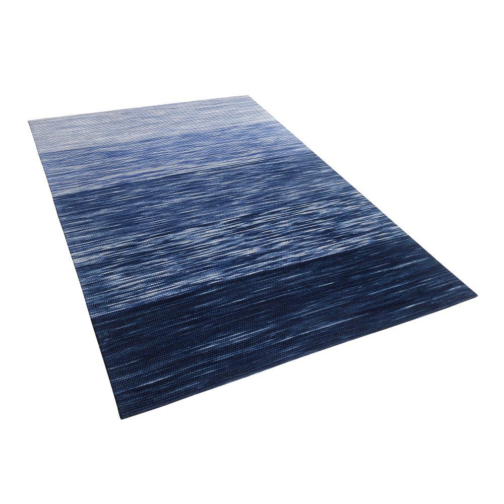 Modrý krátkovlasý koberec 160x230 cm KAPAKLI - Beliani.cz