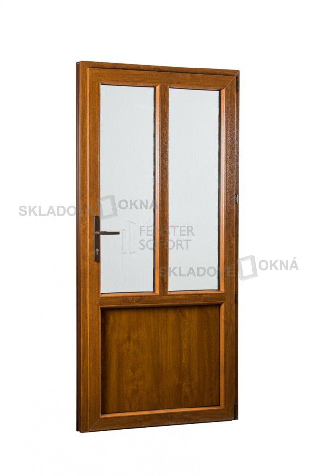 Vedlejší vchodové dveře PREMIUM, pravé - SKLADOVÁ-OKNA.cz - 880 x 2080 - Skladová Okna
