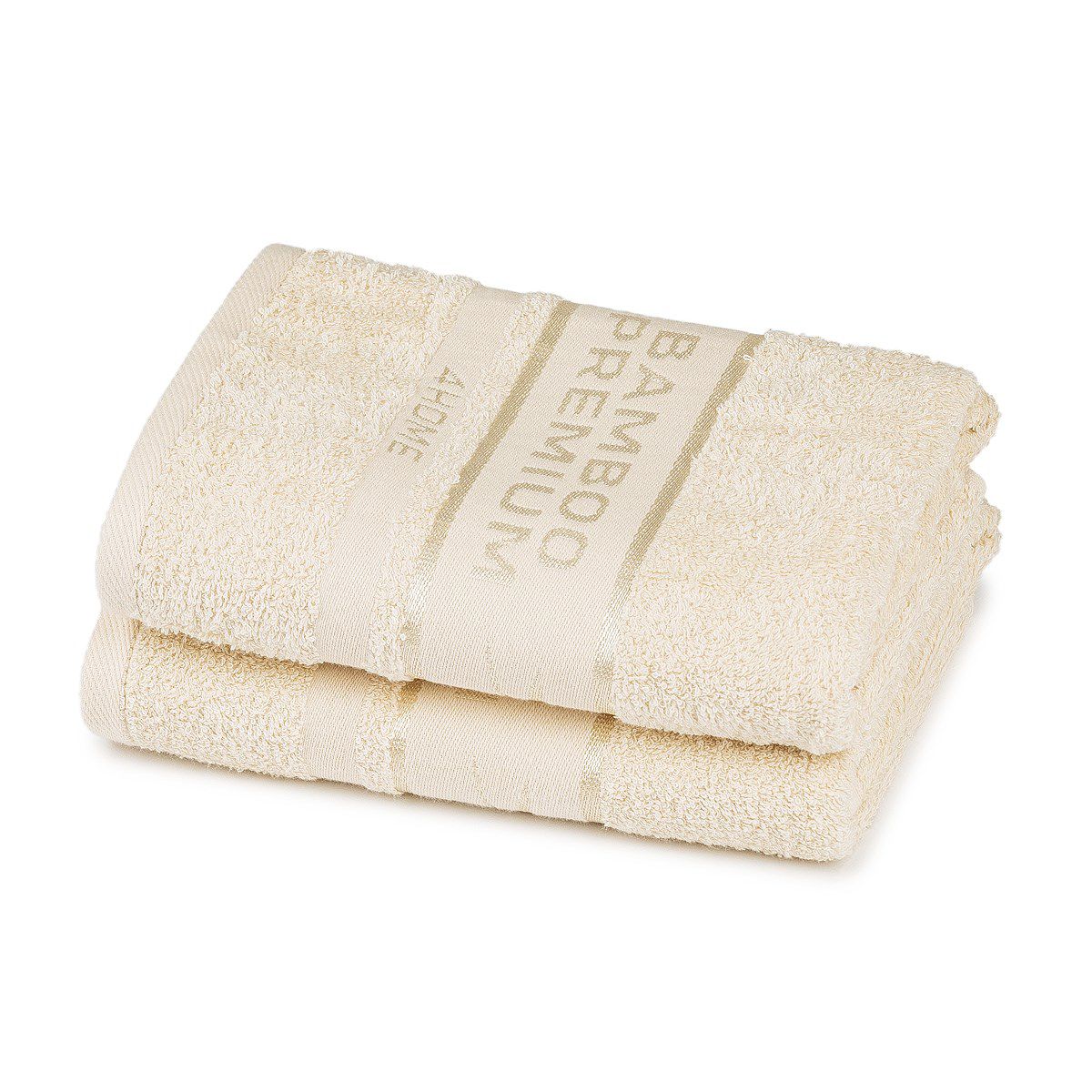 4Home Bamboo Premium ručník krémová, 50 x 100 cm, sada 2 ks - 4home.cz