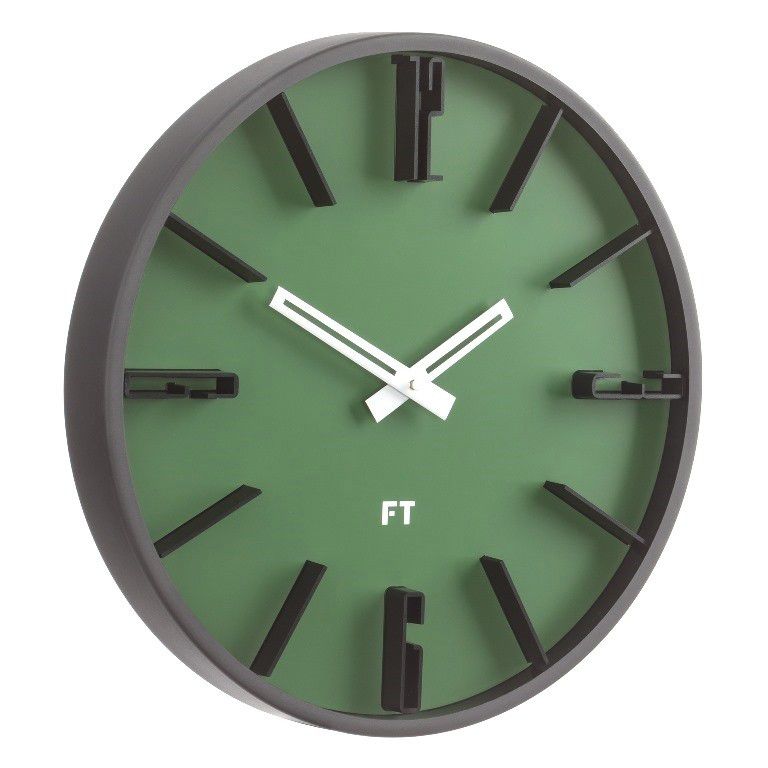 Designové nástěnné hodiny Future Time FT6010GR Numbers 30cm - alza.cz