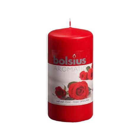 Bolsius Svíčka válce růže, 5,9 x 12,1 cm - Kitos.cz