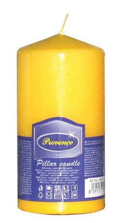 Provence Svíčka parafín válec žlutá, 6, 3 x 12, 5 cm - Kitos.cz