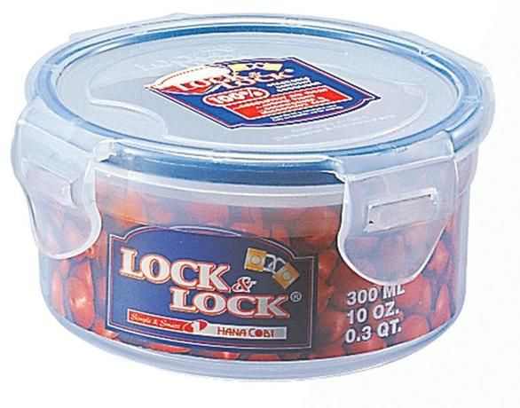 LOCKNLOCK Dóza na potraviny LOCK, objem 300 ml, průměr 9, 6 cm - Kitos.cz