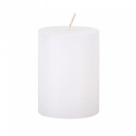 Rustikální svíčka 10cm Provence bílá