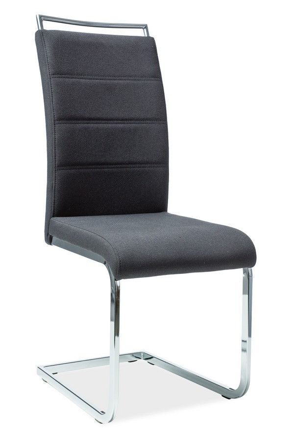 Casarredo Jídelní čalouněná židle H-441 černá látka - ATAN Nábytek
