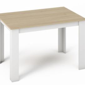 Casarredo Jídelní stůl MANGA 120x80 sonoma/bílá