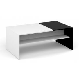 Casarredo Konferenční stolek BELT bílá/černá