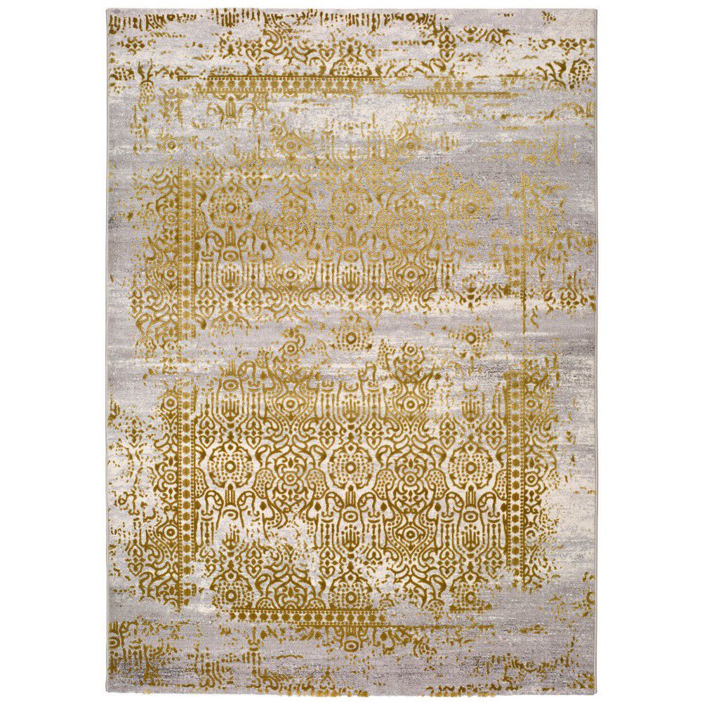 Šedo-zlatý koberec Universal Arabela Gold, 120 x 170 cm - Bonami.cz
