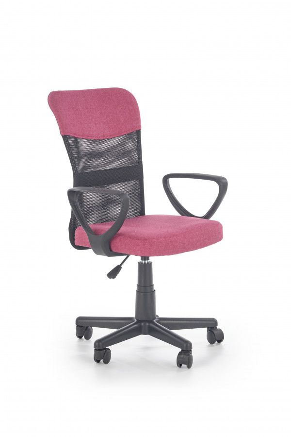 Halmar Dětská síťovaná židle Timmy, růžová - ATAN Nábytek