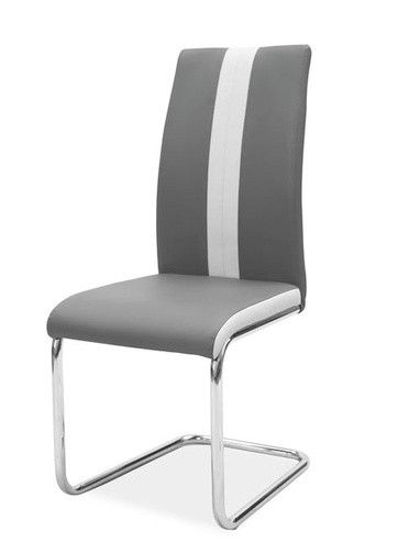 Casarredo Jídelní čalouněná židle H-200 tmavá šedá - ATAN Nábytek