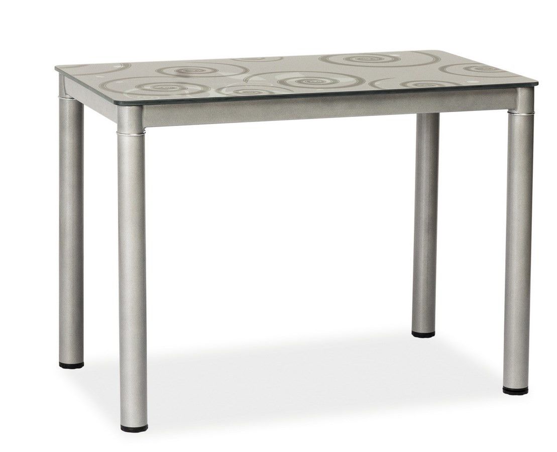 Casarredo Jídelní stůl DAMAR 80x60 šedý - ATAN Nábytek