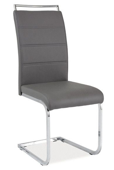Casarredo Jídelní čalouněná židle H-441 šedá - ATAN Nábytek