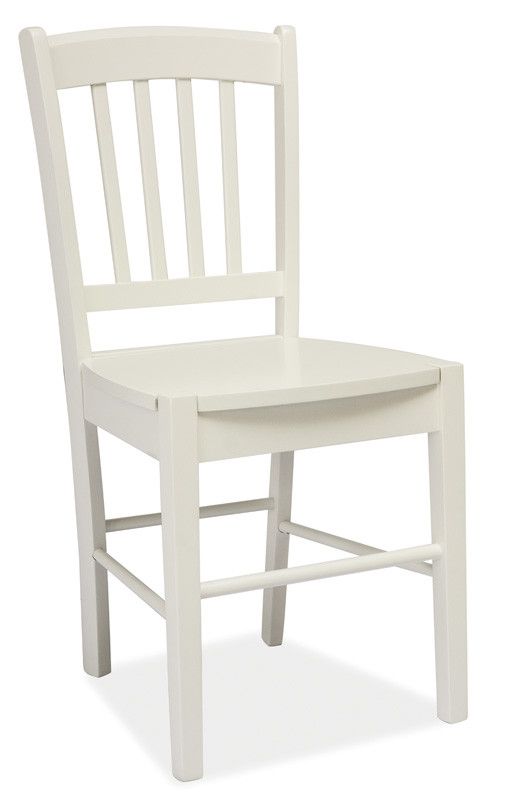 Casarredo Jídelní dřevěná židle CD-57 bílá - ATAN Nábytek