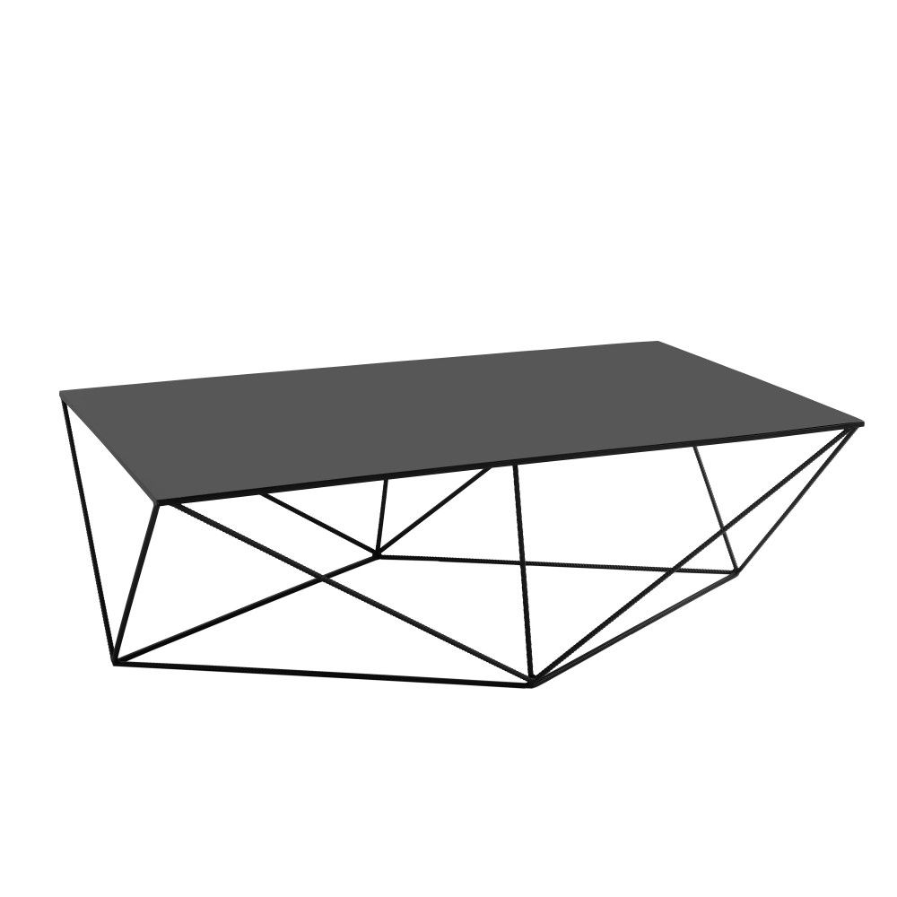 Nordic Design Kovový konferenční stolek Deryl 140x80 cm - Bonami.cz