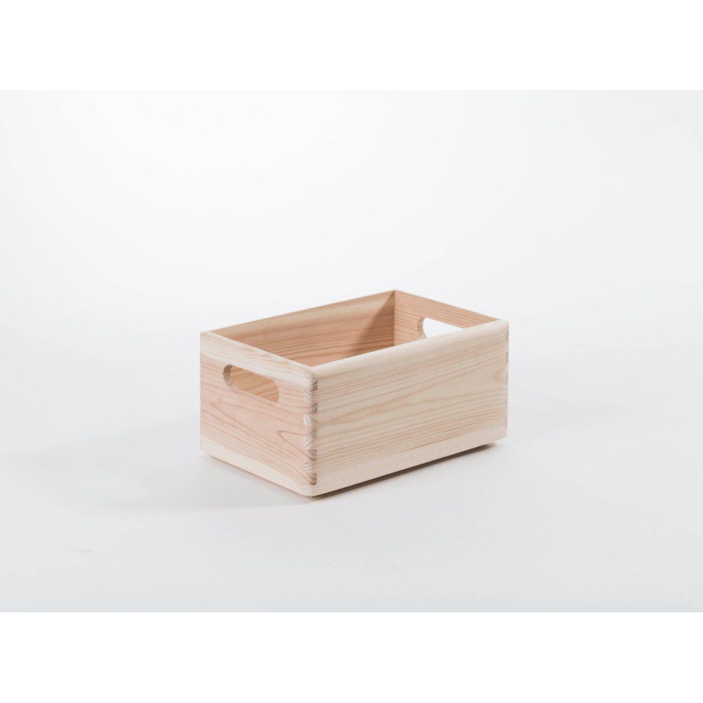 Úložný box z borovicového dřeva Compactor Custom, 30 x 20 x 14 cm - Bonami.cz