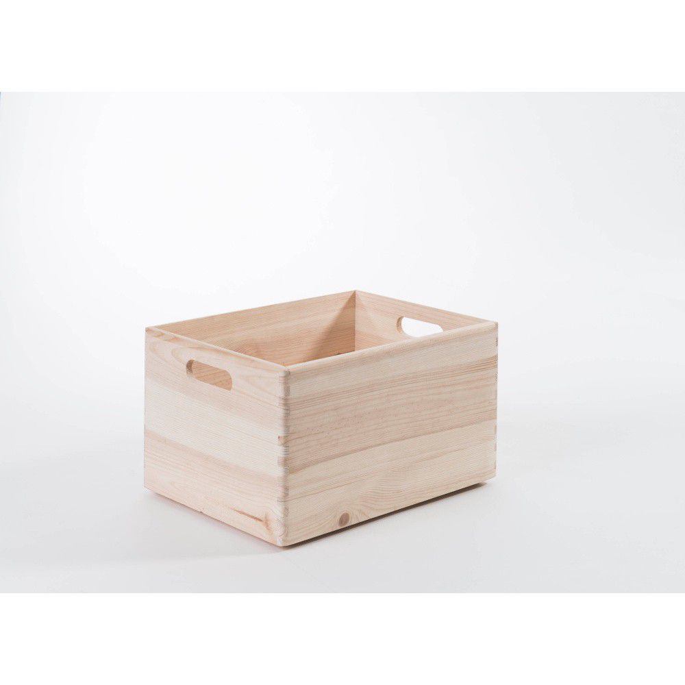 Úložný box z borovicového dřeva Compactor Custom, 40 x 30 x 23 cm - Bonami.cz