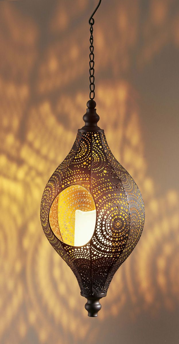 SCHNEIDER Solární lampa Agadir s LED svíčkou - Velký Košík