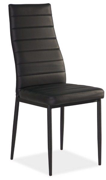 Casarredo Jídelní čalouněná židle H-261C černá - ATAN Nábytek