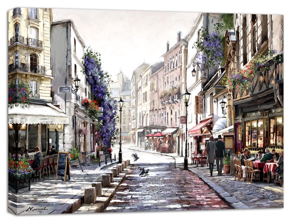 Obraz Styler Canvas Watercolor Paris II, 60 x 80 cm - Bonami.cz