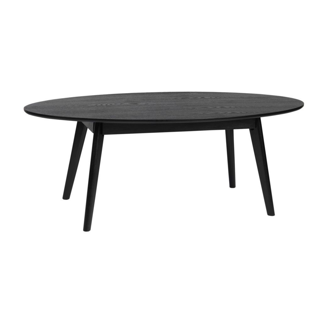 ROWICO konferenční stolek YUMI oválný tmavý 130x65 cm - iodesign.cz