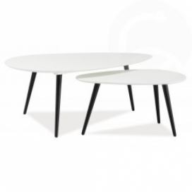 M-byt: Černobílý konferenční stolek- CS