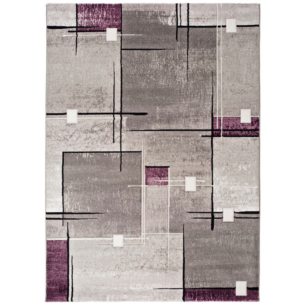 Šedo-fialový koberec Universal Detroit, 80 x 150 cm - Bonami.cz