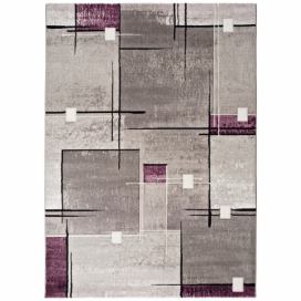 Šedo-fialový koberec Universal Detroit, 80 x 150 cm