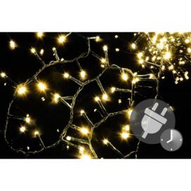 Nexos Vánoční LED osvětlení 750 diod - bohatý řetěz - teple bílá 15 m
