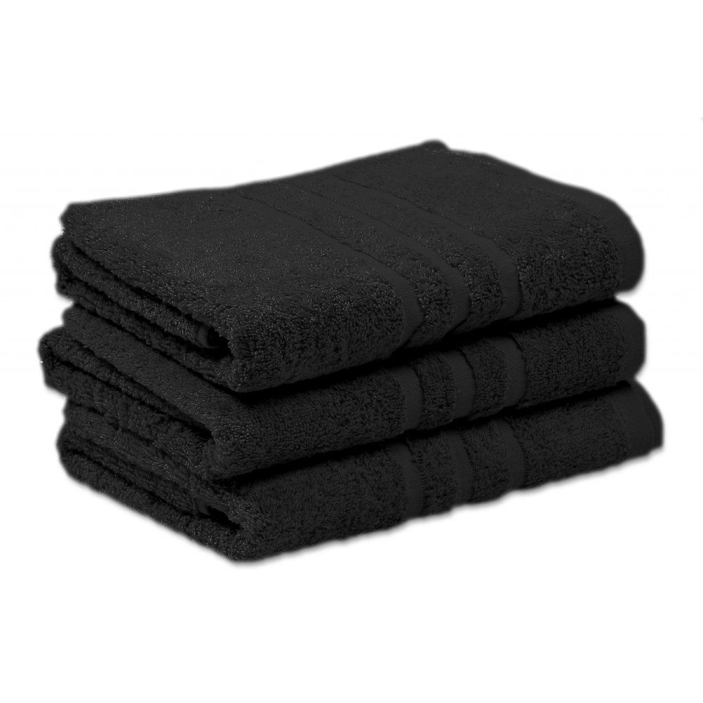 Ručník Comfort černý - Výprodej Povlečení