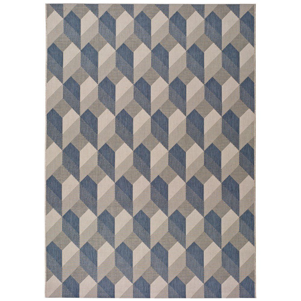 Béžovomodrý venkovní koberec Universal Silvana Miratta, 160 x 230 cm - Bonami.cz