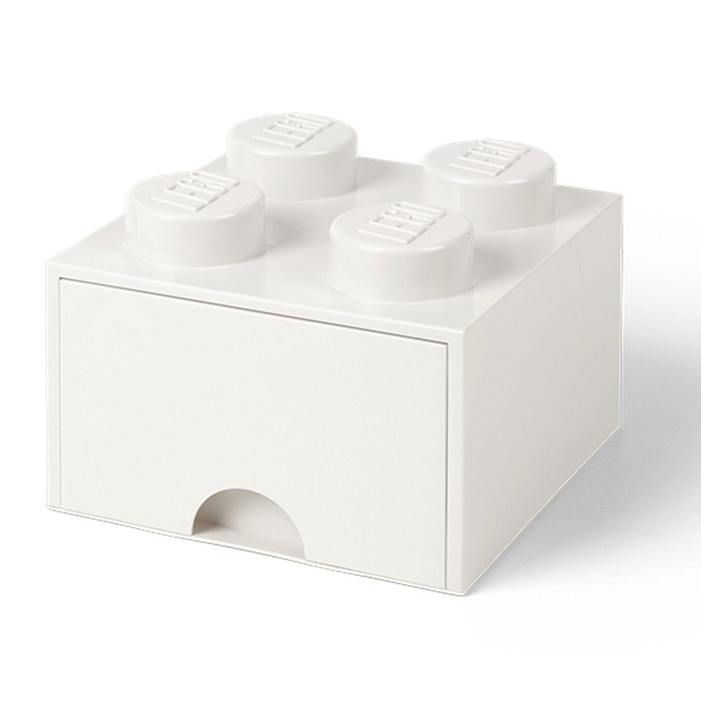 Bílý úložný box čtverec LEGO® - Bonami.cz