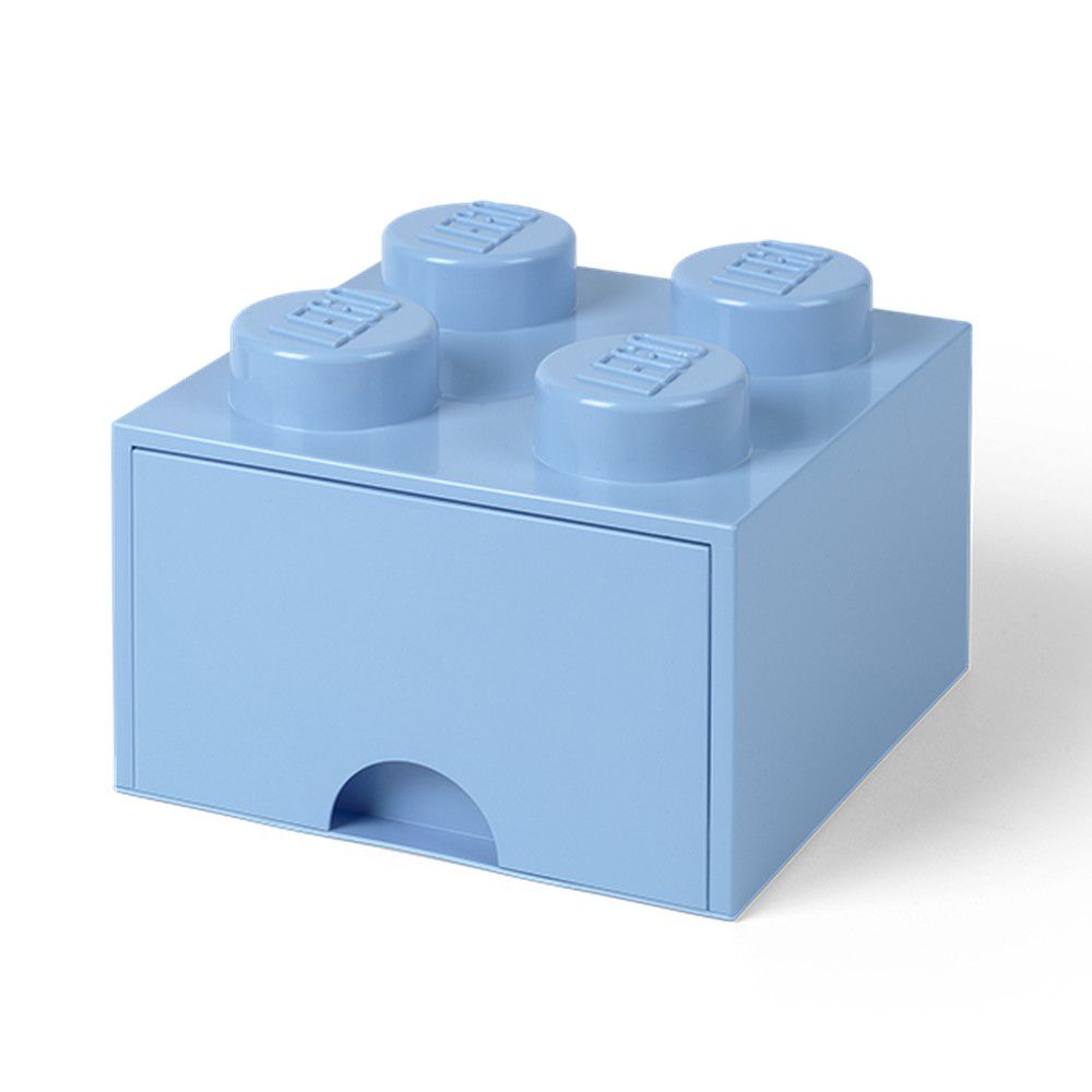 Světle modrý úložný box čtverec LEGO® - Bonami.cz