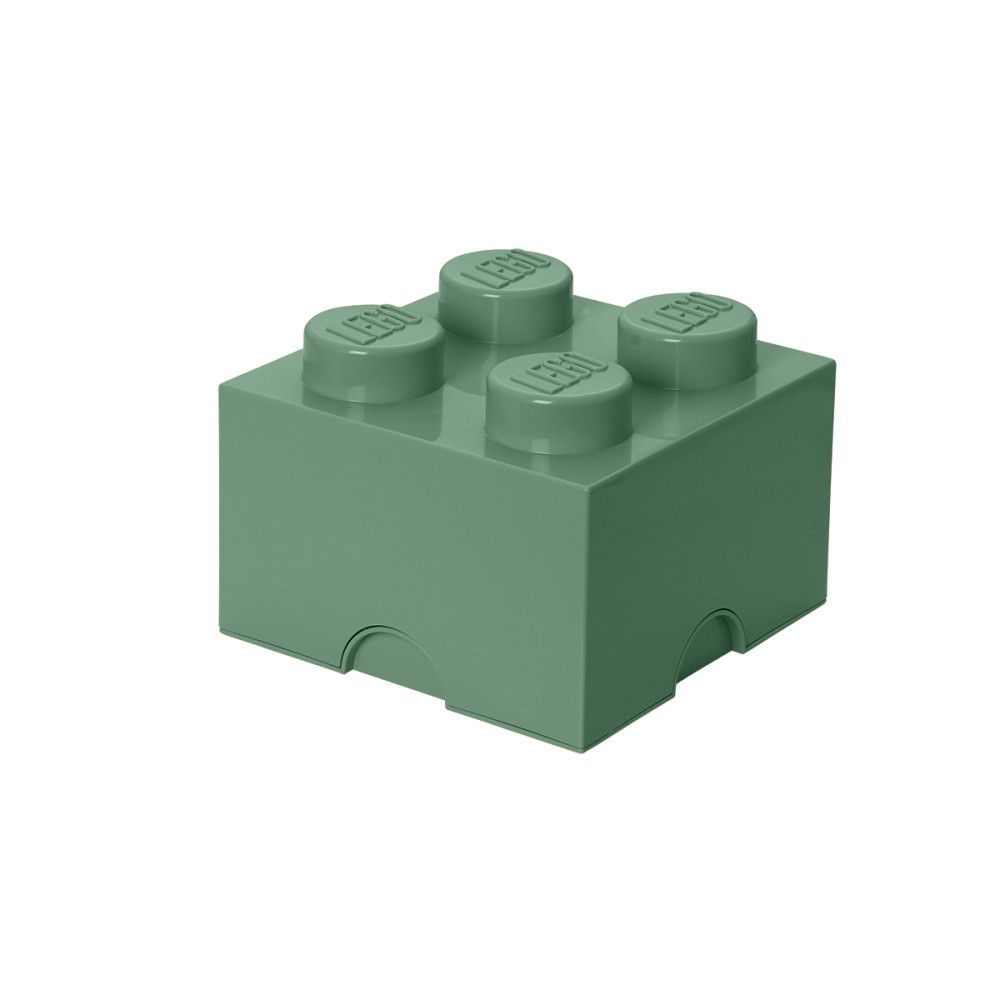 Zelený úložný box čtverec LEGO® - Bonami.cz