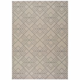 Béžový venkovní koberec Universal Silvana Caretto, 160 x 230 cm Bonami.cz