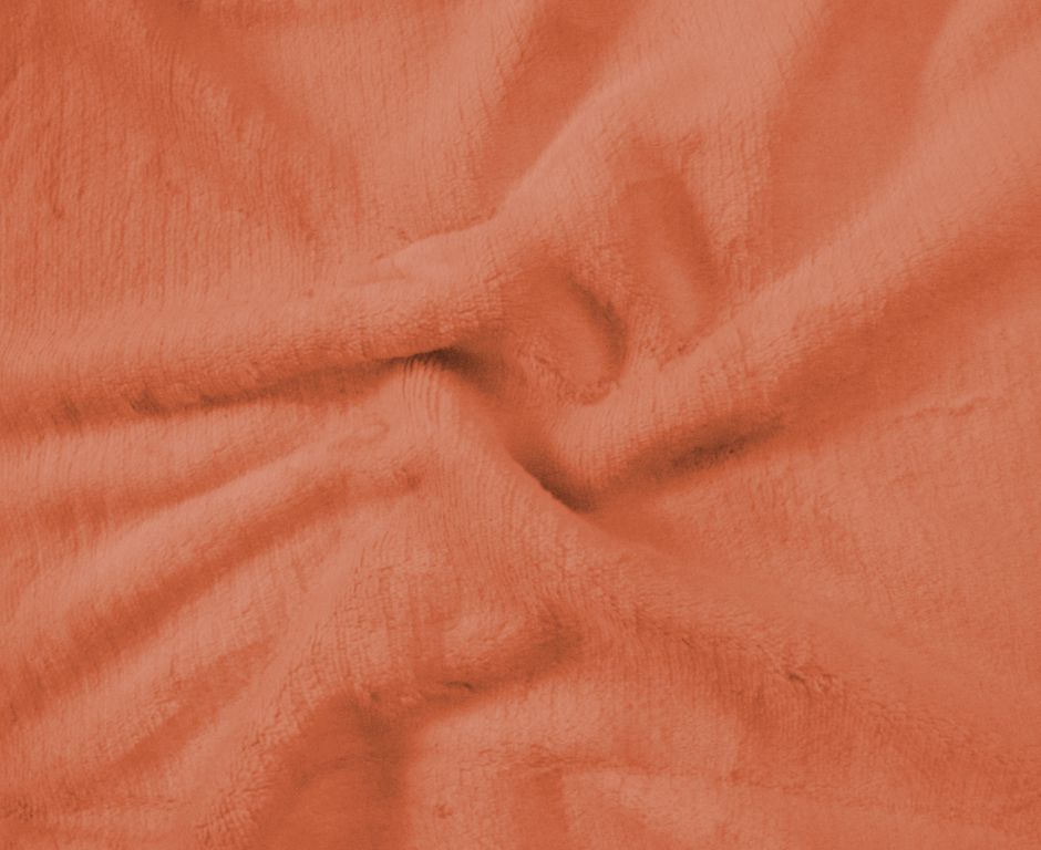 Oranžové mikroplyšové prostěradlo My House, 180 x 200 cm - Bonami.cz