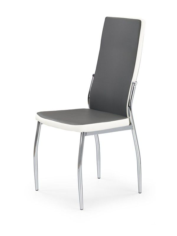 Jídelní židle K210, šedo-bílá - Houseland.cz